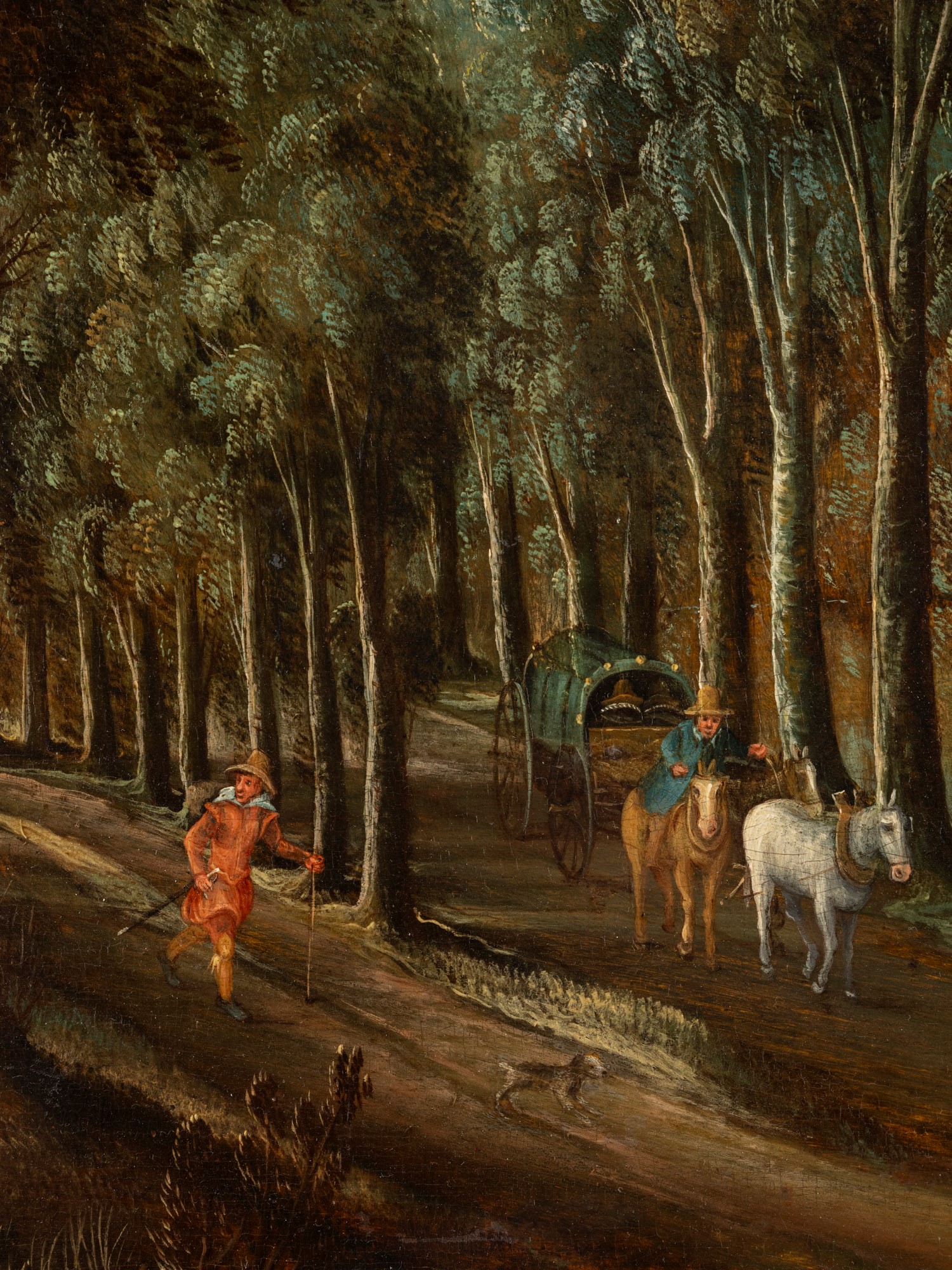 Adriaen Van Stalbemt - Paesaggio con viandanti