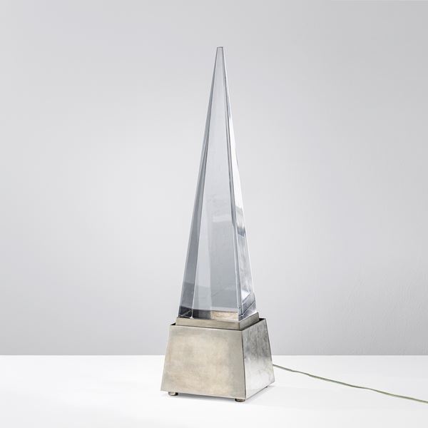 Table lamp mod. Obelisk
