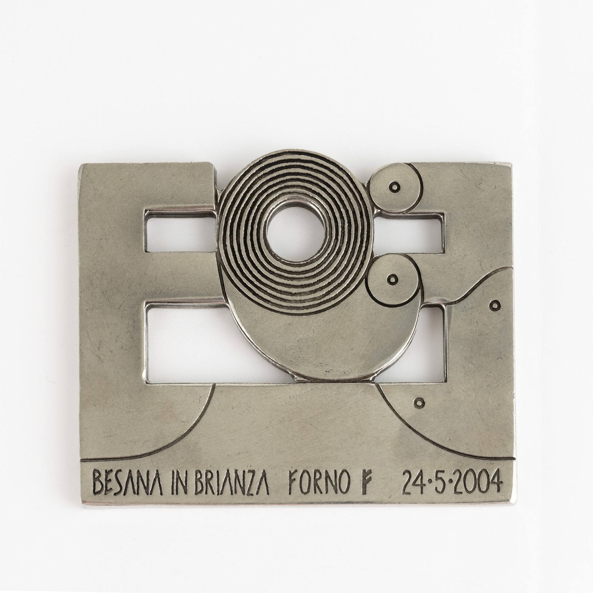 Bruno Chersicla - Senza titolo, scultura in lega di stagno