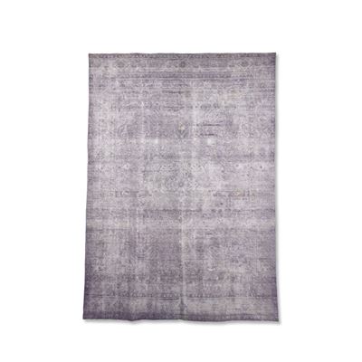 Tappeto vintage del XX secolo, colore malva, dimensioni 282x395 cm