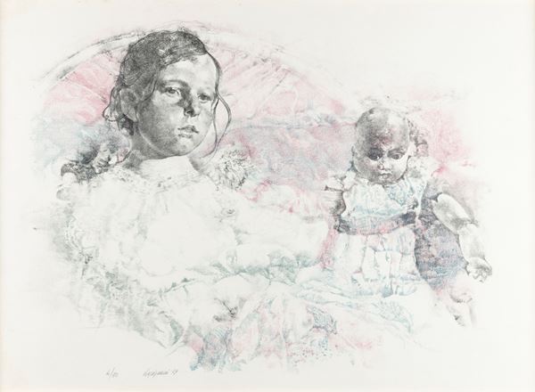 Renzo Vespignani - Ritratto di bambini
