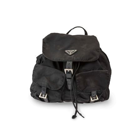 Zaino in nylon nero