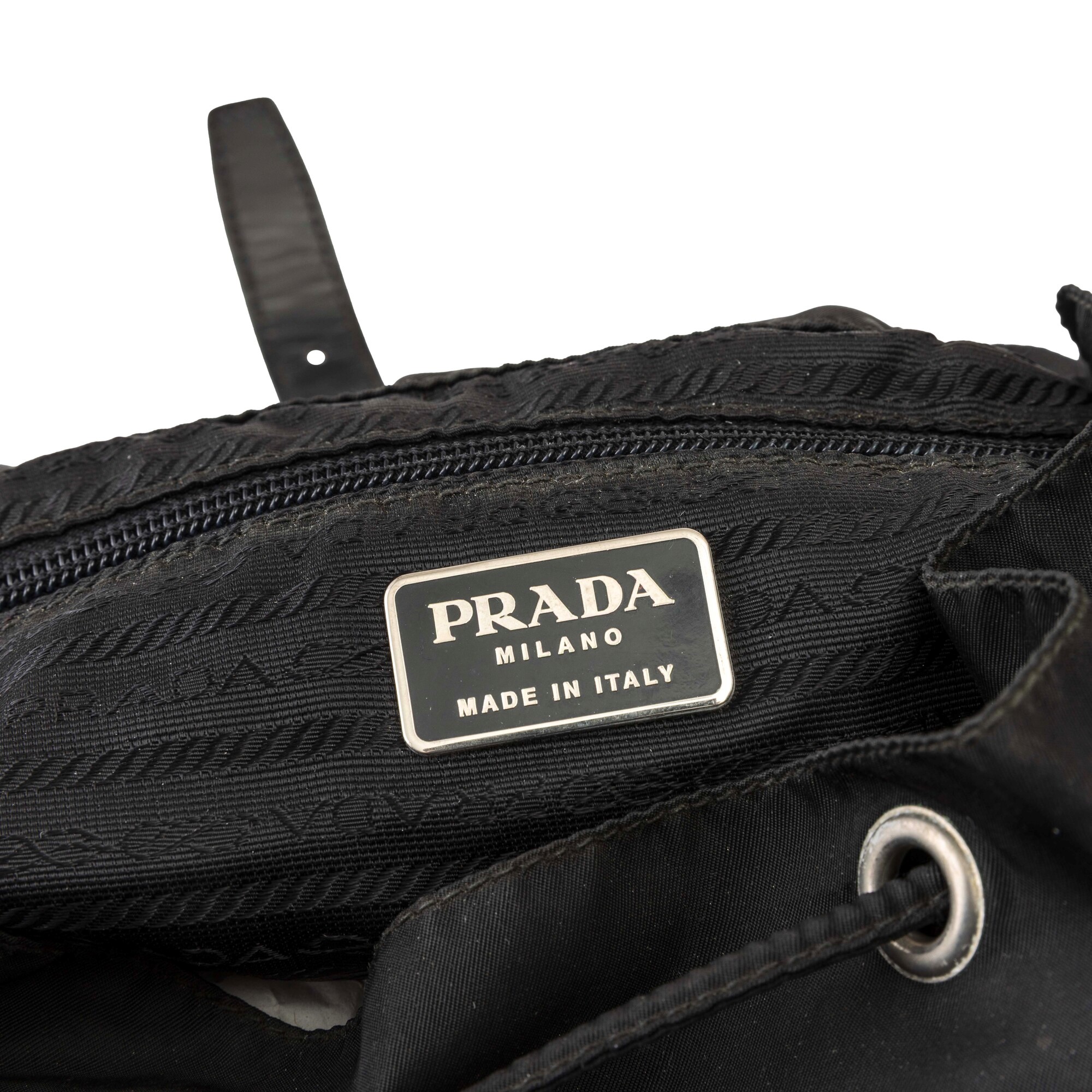 Prada - Zaino in nylon nero
