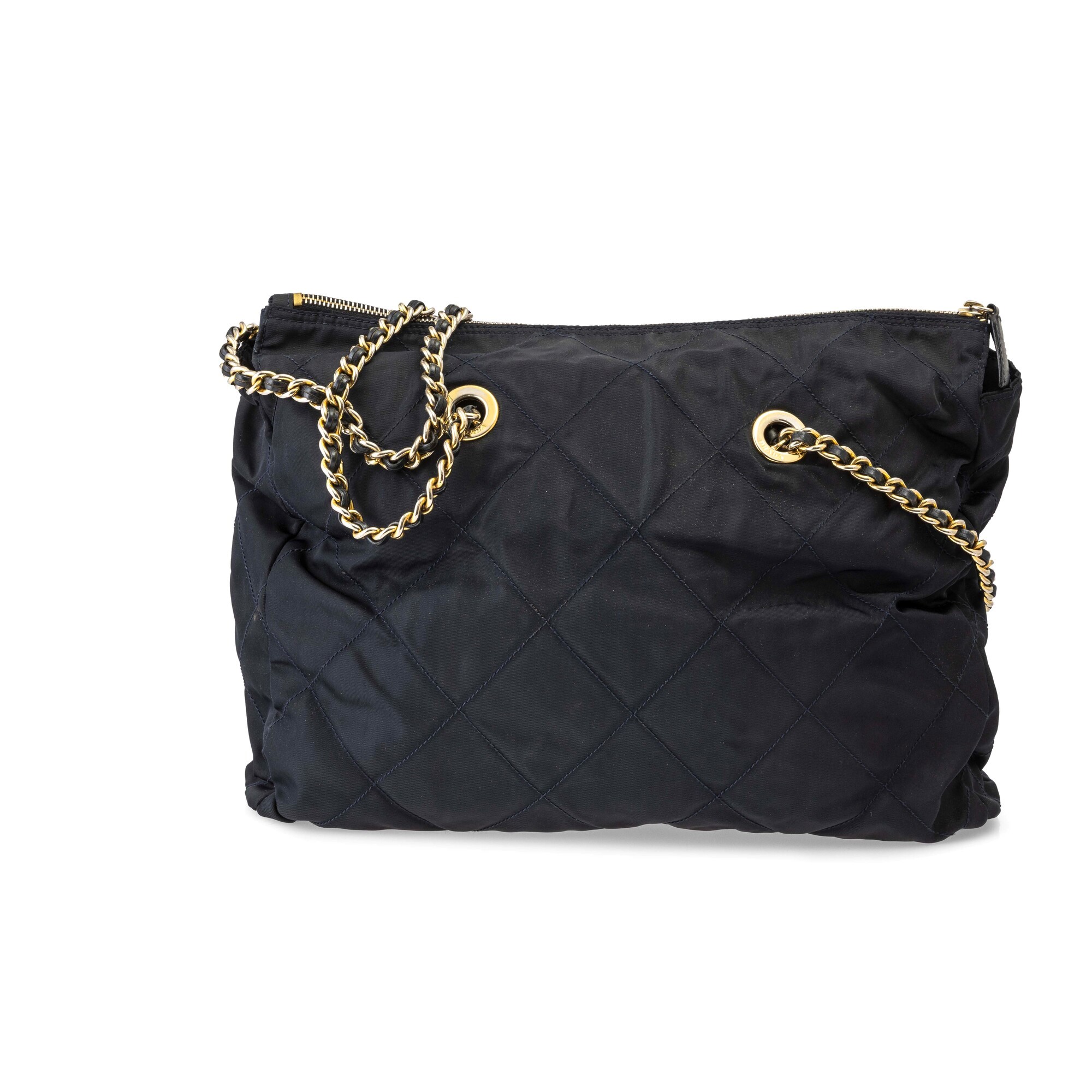 Prada - Borsa in nylon blu