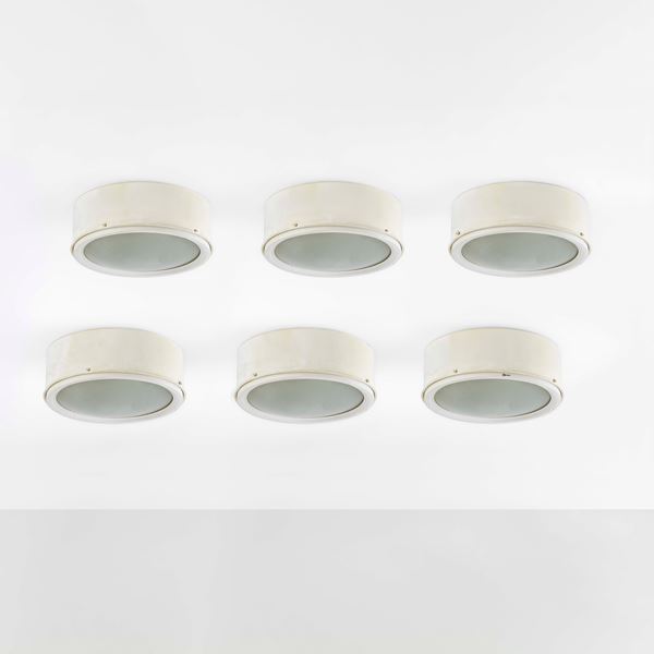 Six ceiling lamps mod. 3055/37