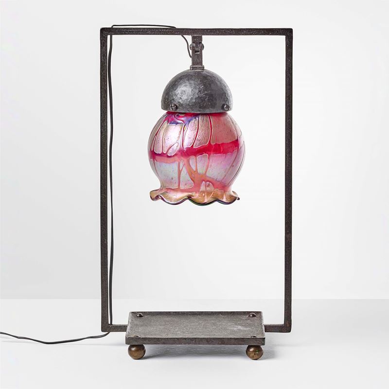 Alessandro Mazzucotelli : Lampada da tavolo  - Asta Fine Design - Cambi Casa d'Aste