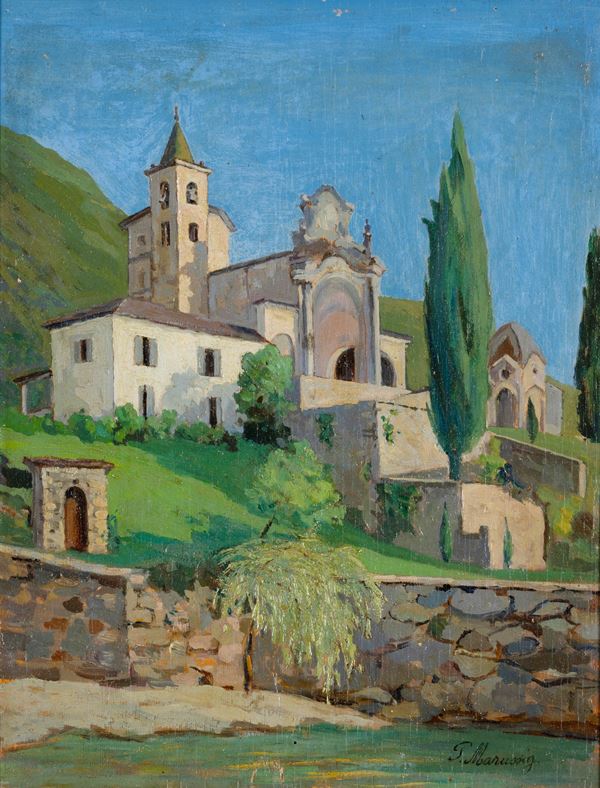 Paesaggio con monumenti