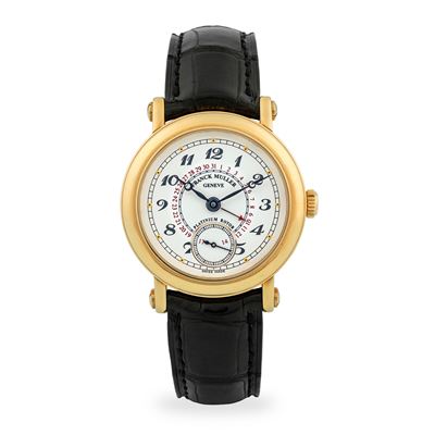 Date Ref. 3801 S6 Q in oro giallo 18k con quadrante bianco e datario a lancetta, circa 1990