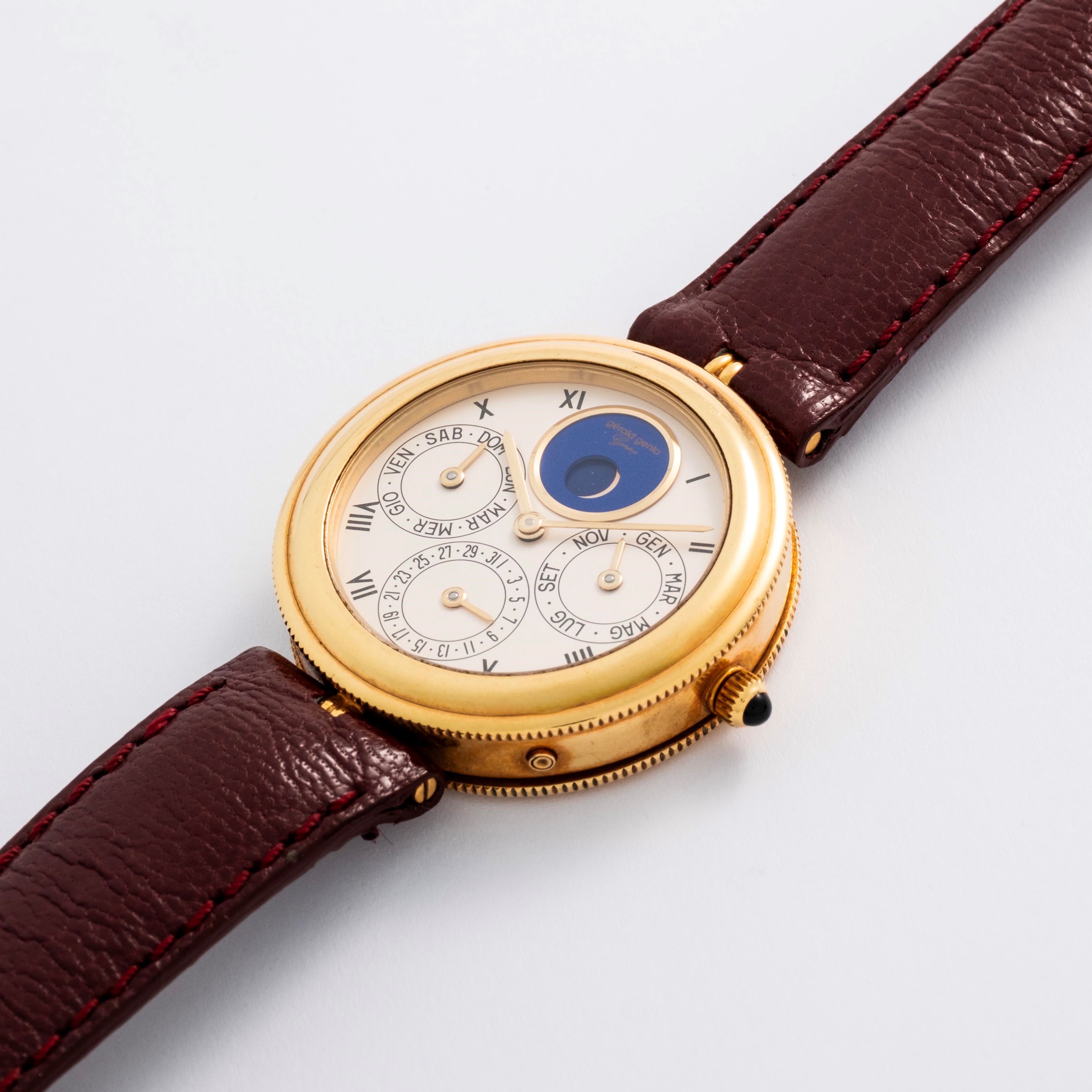 Gerald Genta - Demi Perpetuelle ref. G 2426/4 in oro giallo 18k, circa 1990
