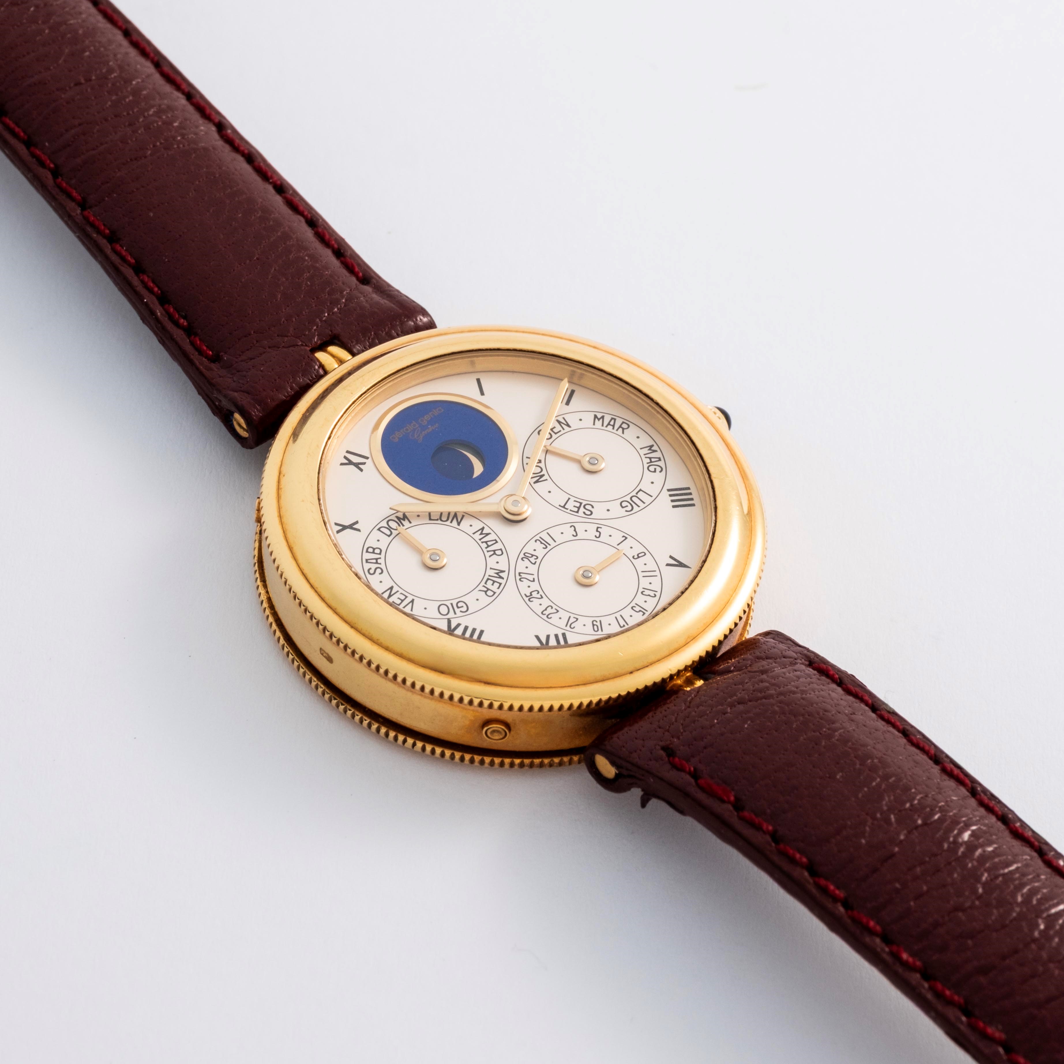 Gerald Genta - Demi Perpetuelle ref. G 2426/4 in oro giallo 18k, circa 1990