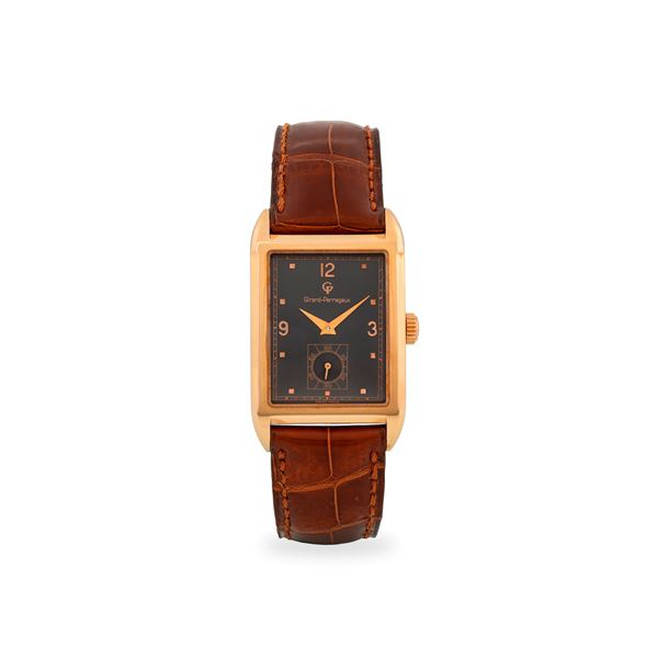 Anniversary limited edition 200 esemplari ref. 4961 in oro rosa 18k, quadrante antracite con indici applicati e piccoli secondi al sei, circa 1991