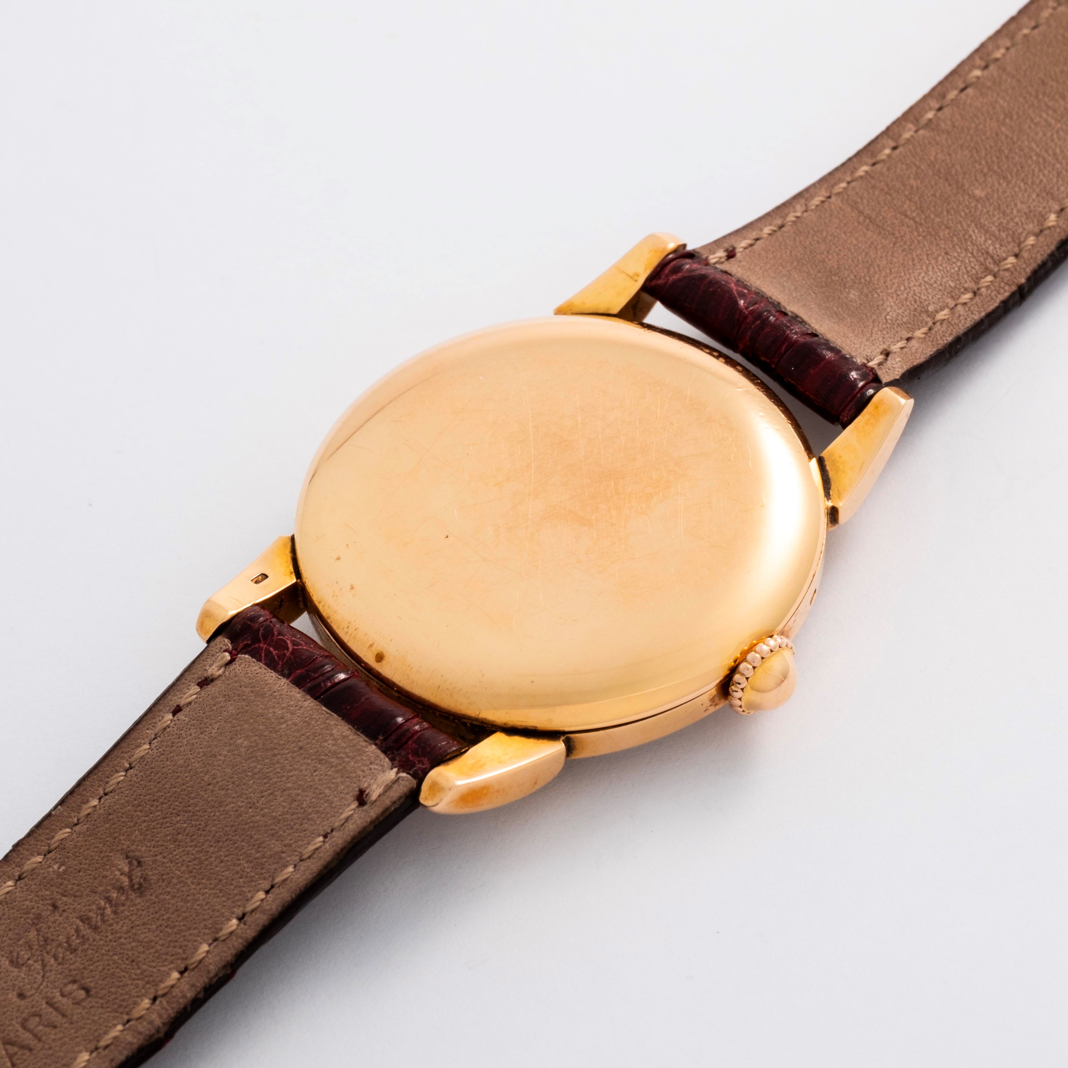 Vacheron & Constantin - Spider Lugs “Solo tempo” in oro rosa 18k con quadrante argentè e piccoli ...