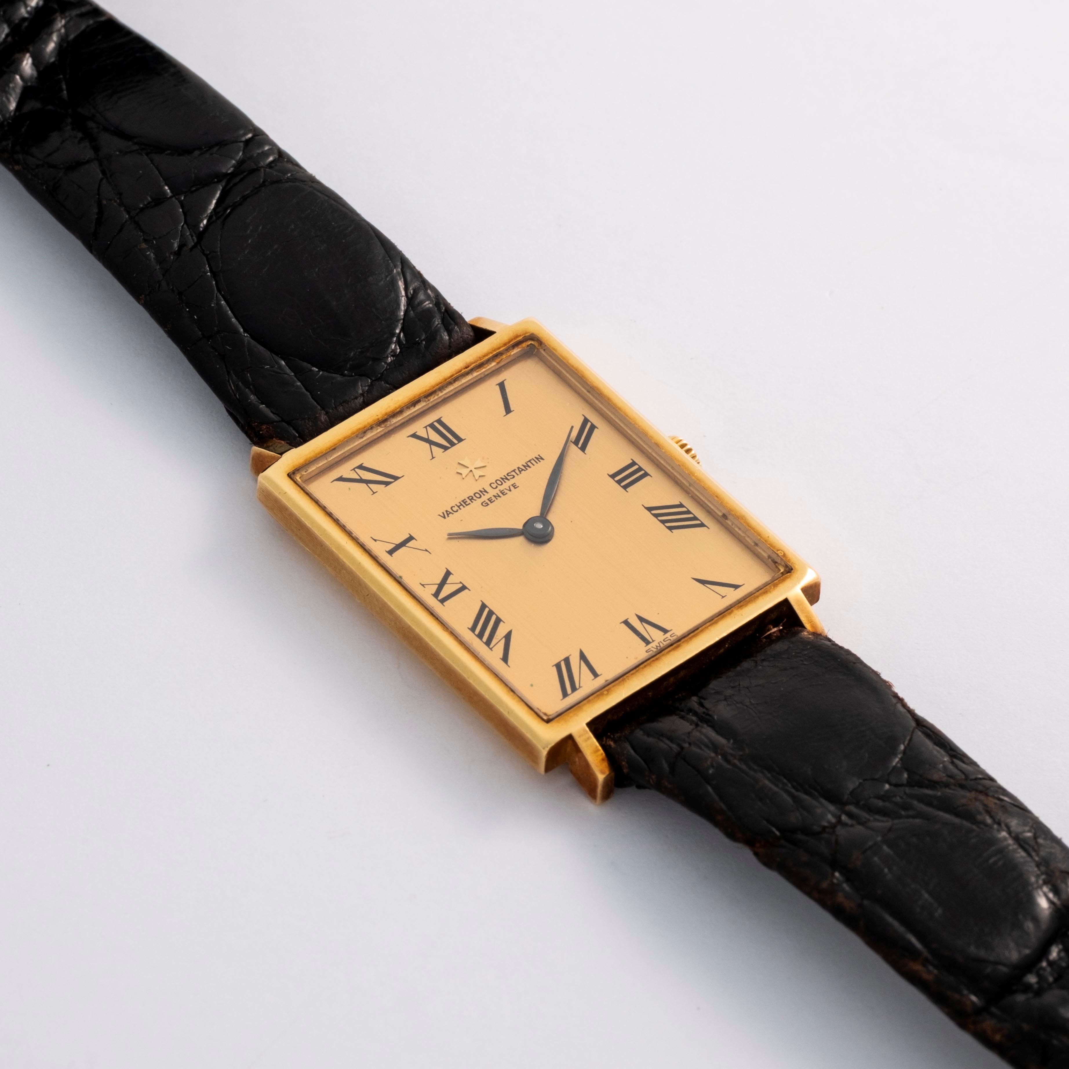 Vacheron & Constantin - Orologio da polso ref. 39011 in oro giallo 18k, quadrante champagne (circ...