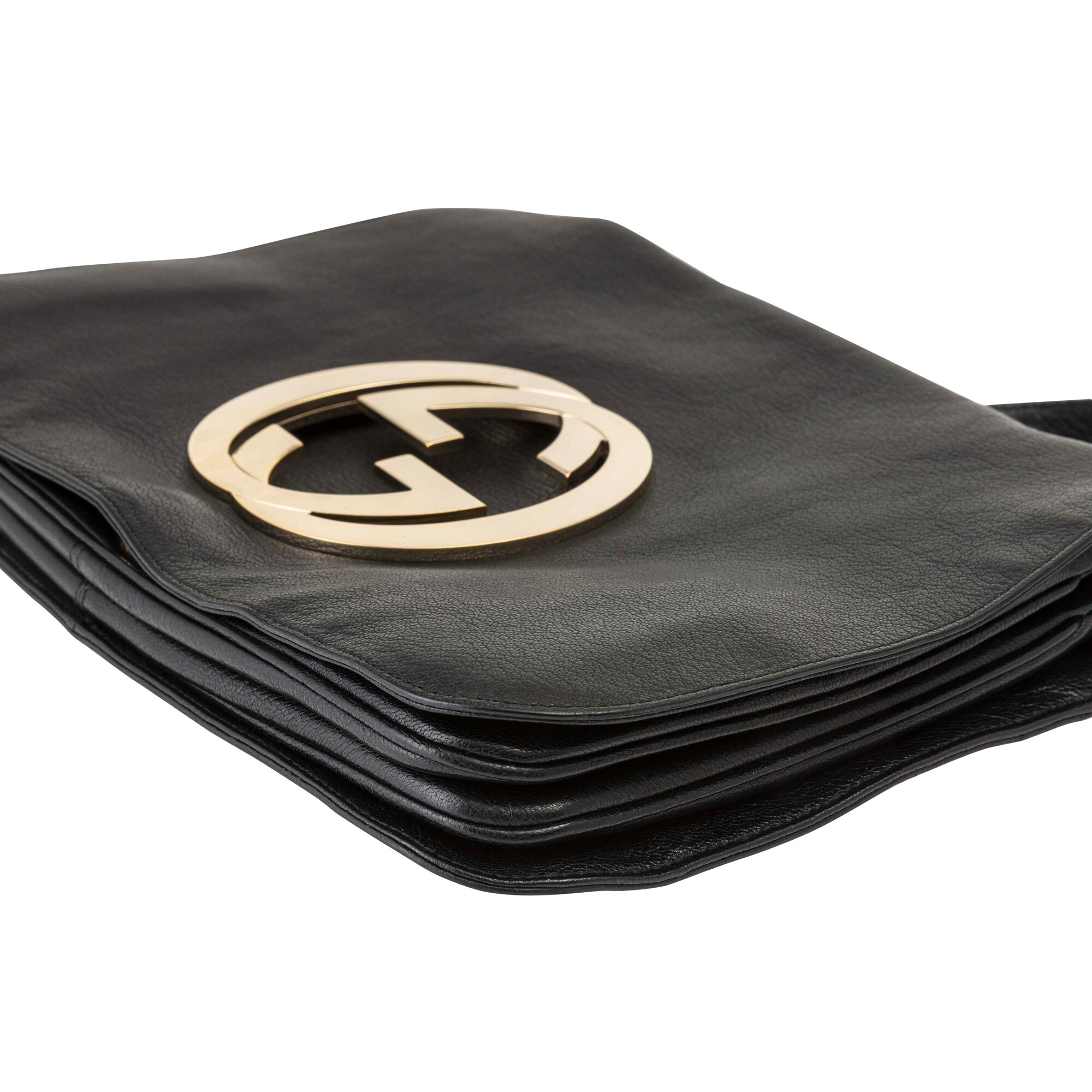 Gucci - Borsa Blondie in pelle nera