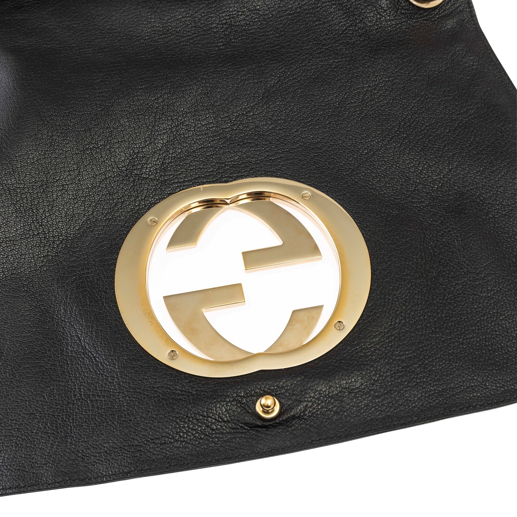 Gucci - Borsa Blondie in pelle nera