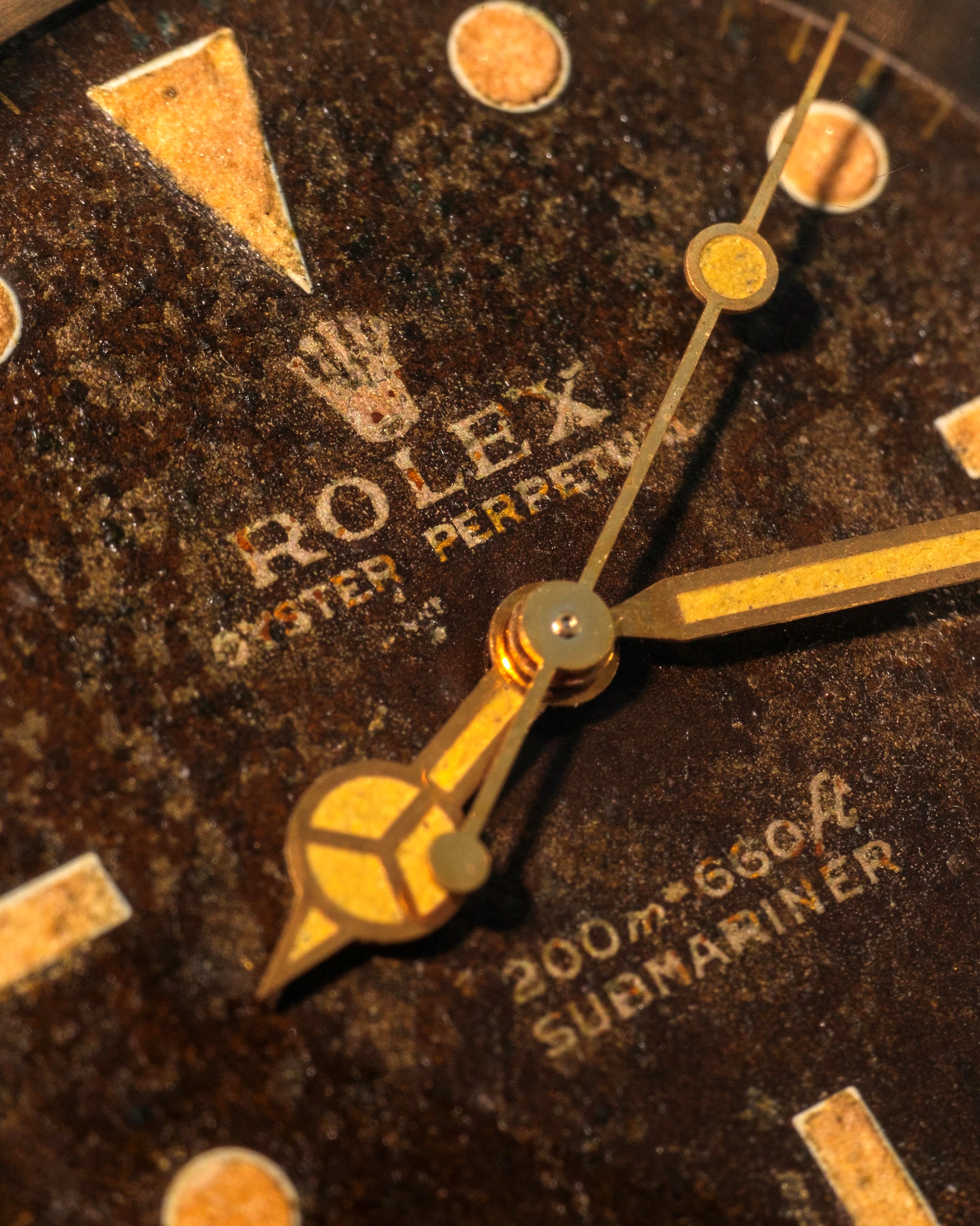 Rolex - Submariner ref. 5513 “Meters First”, acciaio, quadrante nero gilt “Tropical”