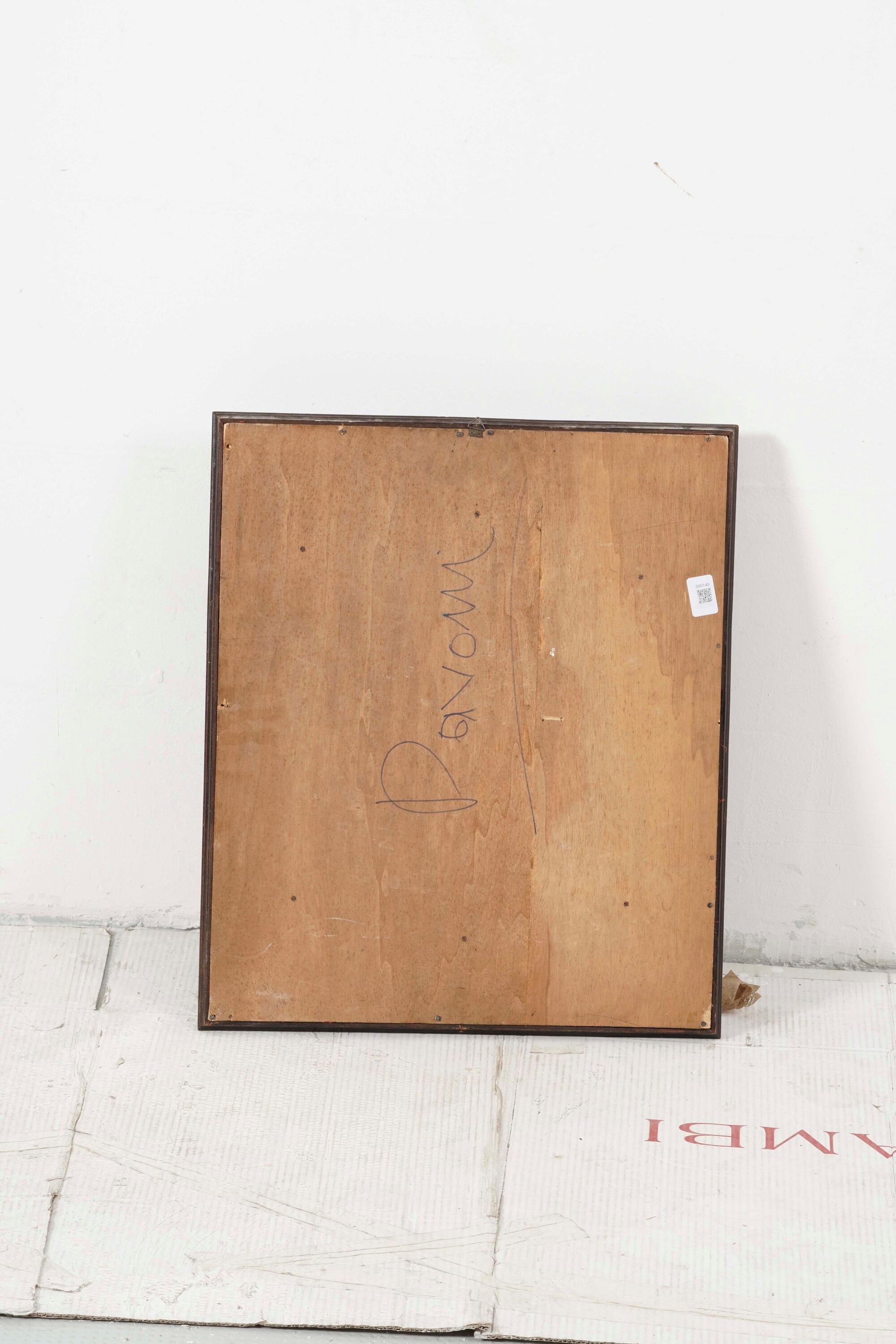 Scuola del XVIII secolo, Angelo custode, olio su tavola