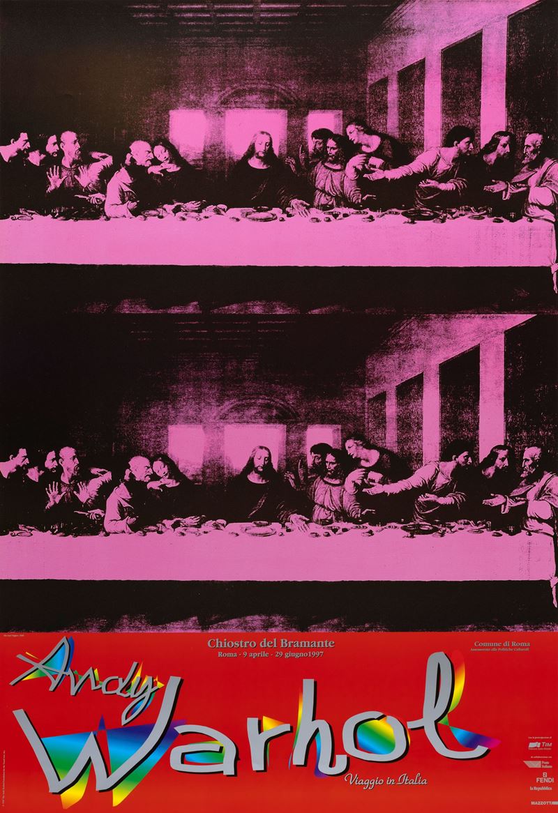Andy Warhol : Chiostro del Bramante  - Auction Vintage Posters and Collectibles - Cambi Casa d'Aste