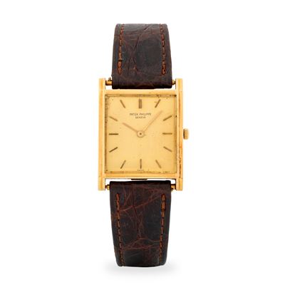Orologio da polso Ref. 3519 in oro giallo 18k con quadrante doré, circa 1960