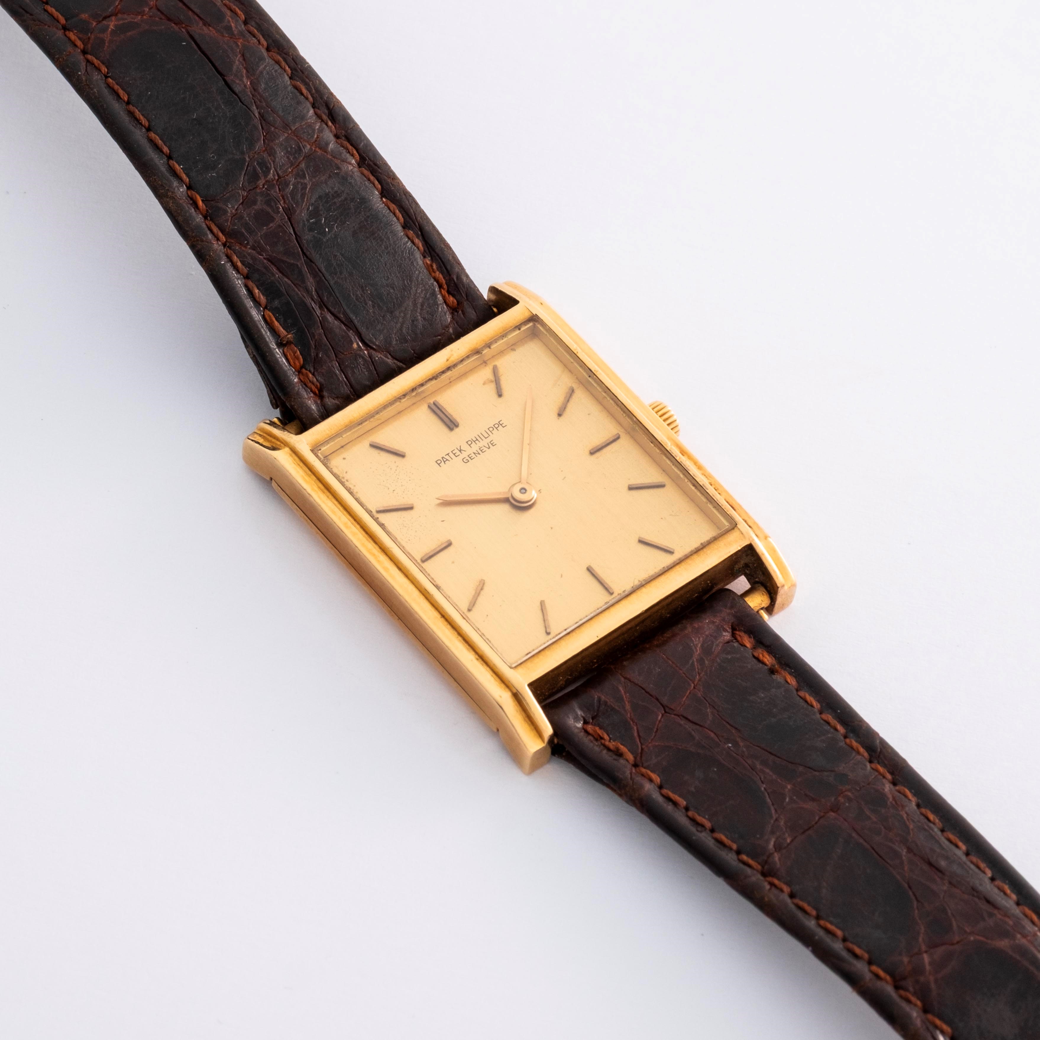 Patek Philippe - Orologio da polso Ref. 3519 in oro giallo 18k con quadrante doré, circa 1960