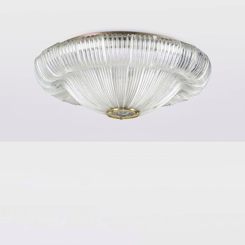 Carlo Scarpa : Lampada a plafone  - Asta Fine Design - Cambi Casa d'Aste