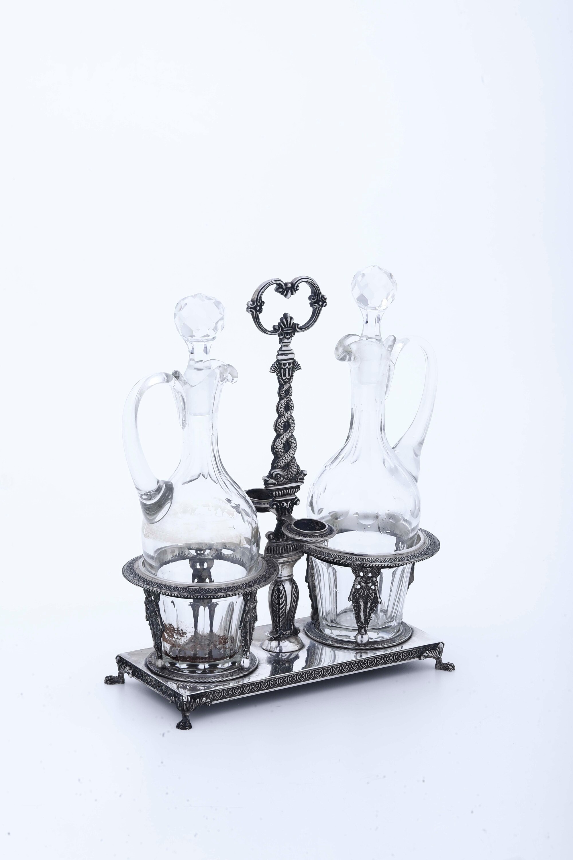 Oliera, argenteria italiana del XX secolo, metallo argentato