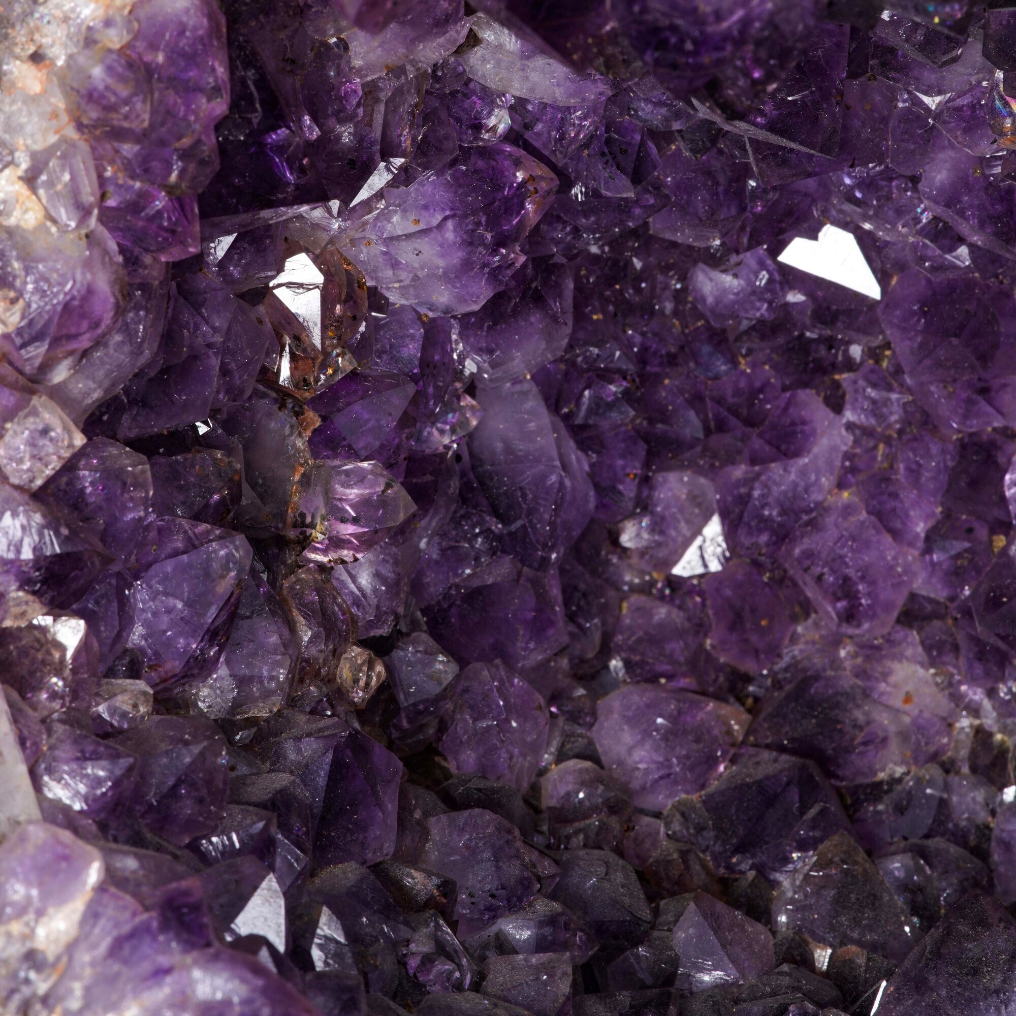 Brasile (Ametista do Sul, Rio Grande do Sul), Due geodi di ametista viola
