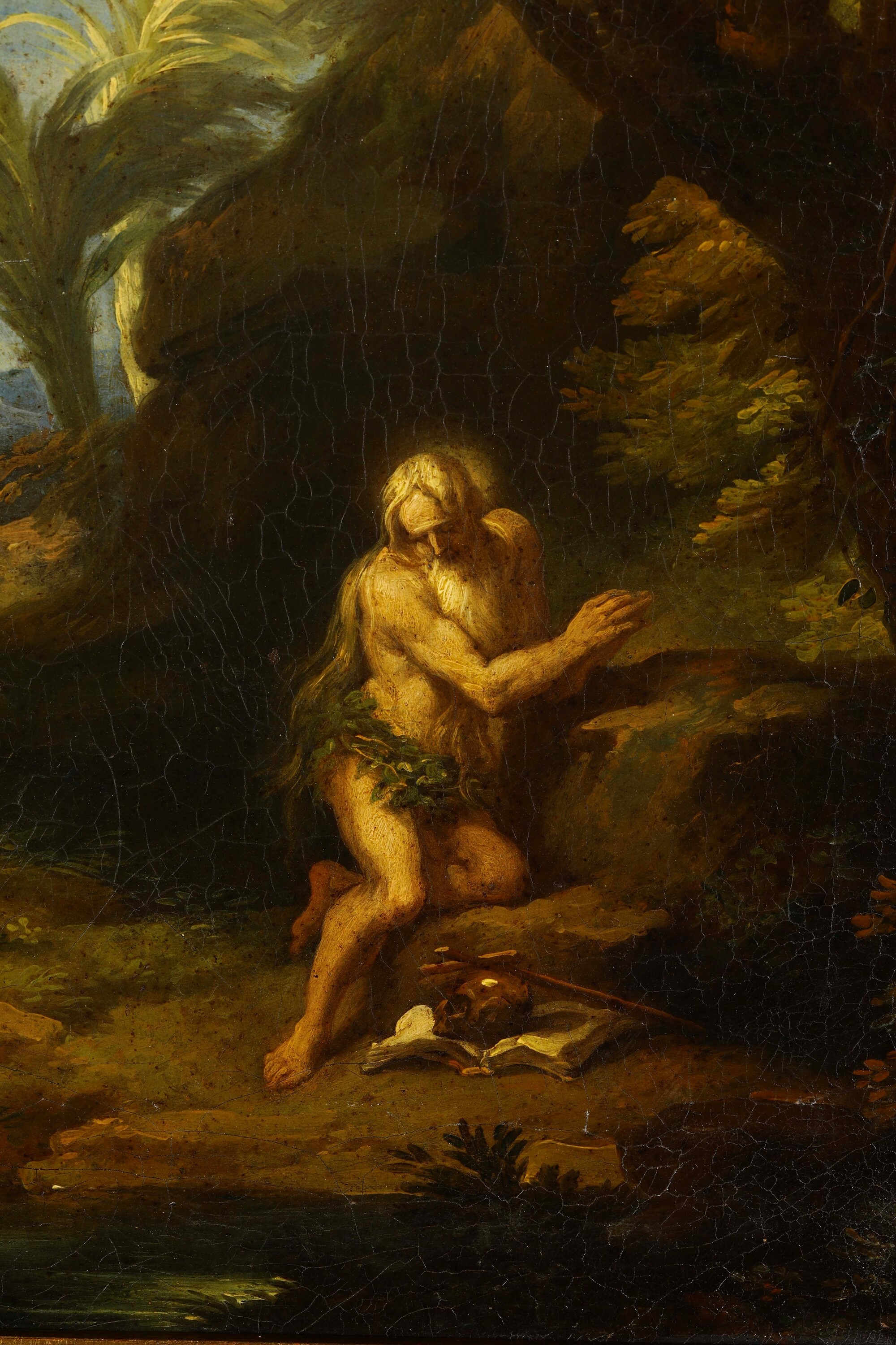 Carlo Antonio Tavella - San Girolamo nel deserto, olio su tela