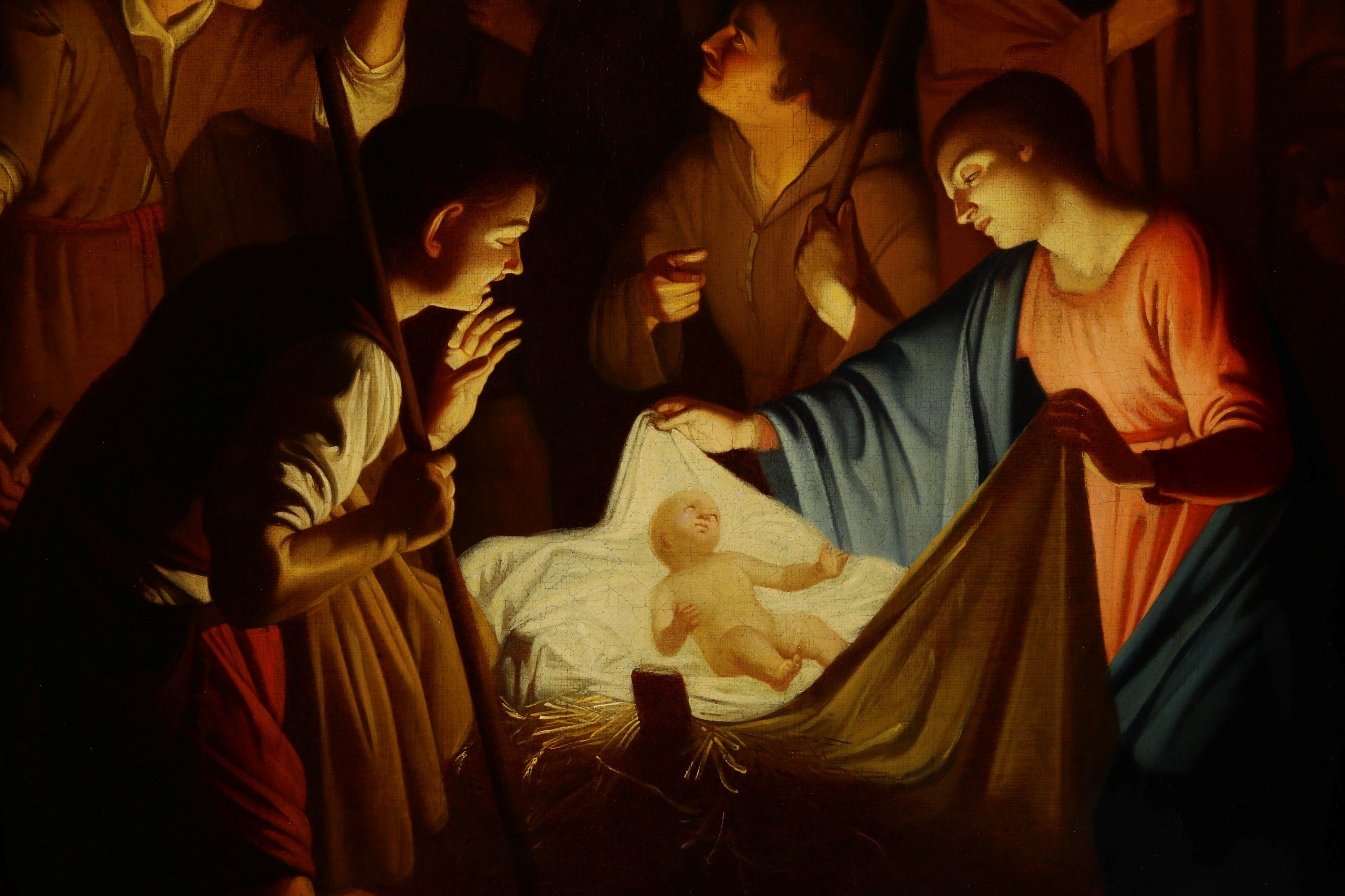Gerrit Van Honthorst Detto Gherardo delle Notti - Adorazione dei pastori