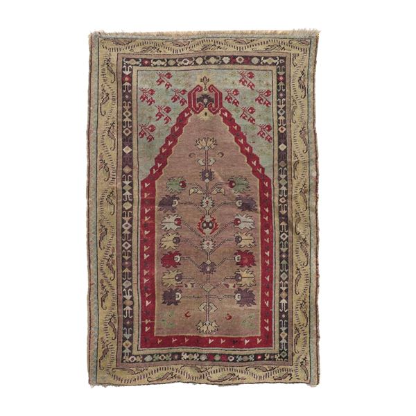 Tappeto Ghiordes, Anatolia fine XIX inizio XX secolo