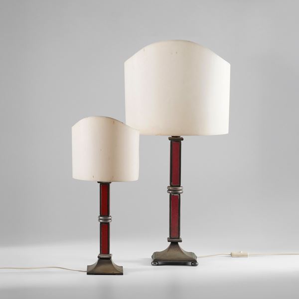 Due lampade da tavolo