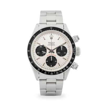 Cosmograph Daytona 6263 “Big Red” ref. 6263, acciaio, carica manuale Valjoux 727, circa 1981