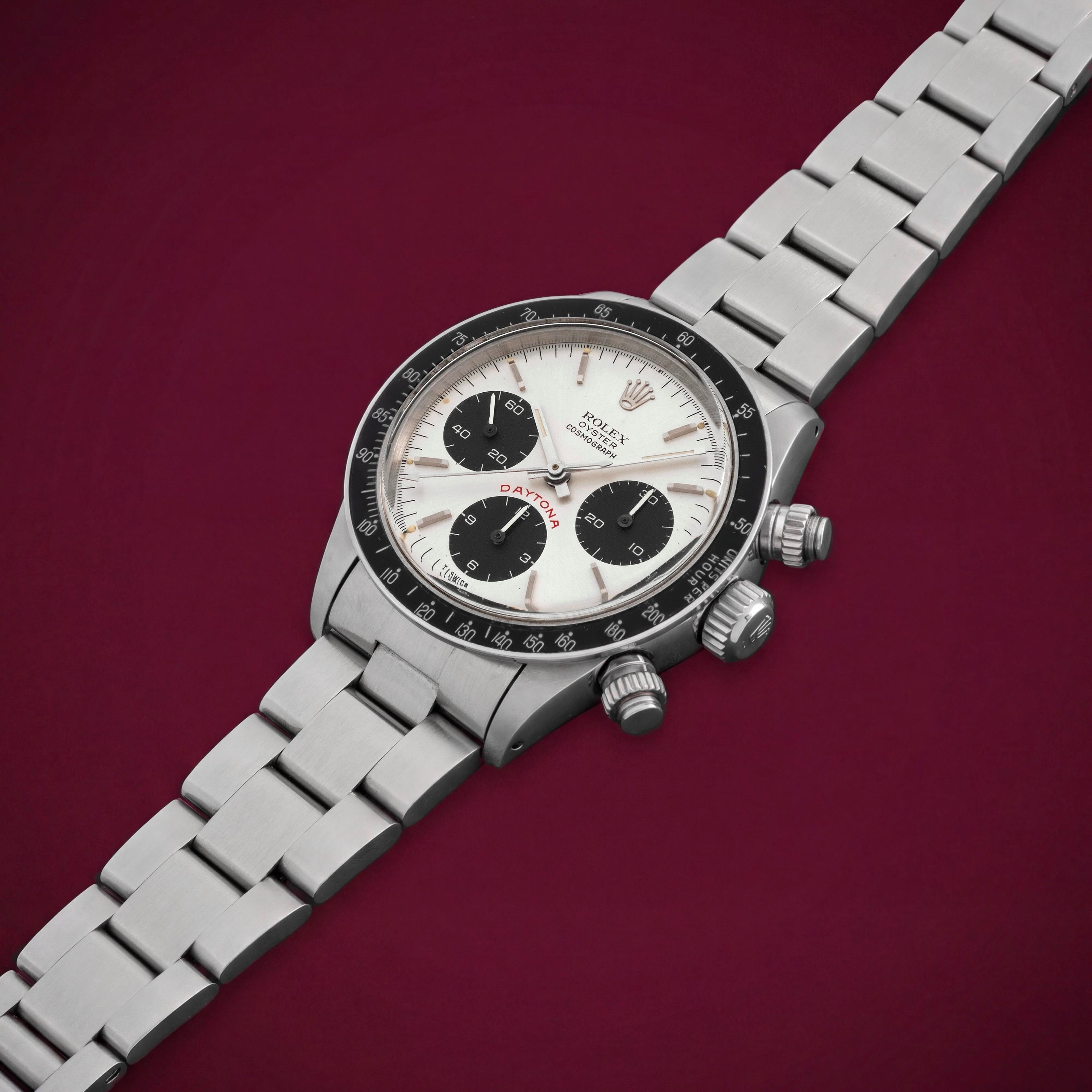 Rolex - Cosmograph Daytona 6263 “Big Red” ref. 6263, acciaio, carica manuale Valjoux 727, circa 1...