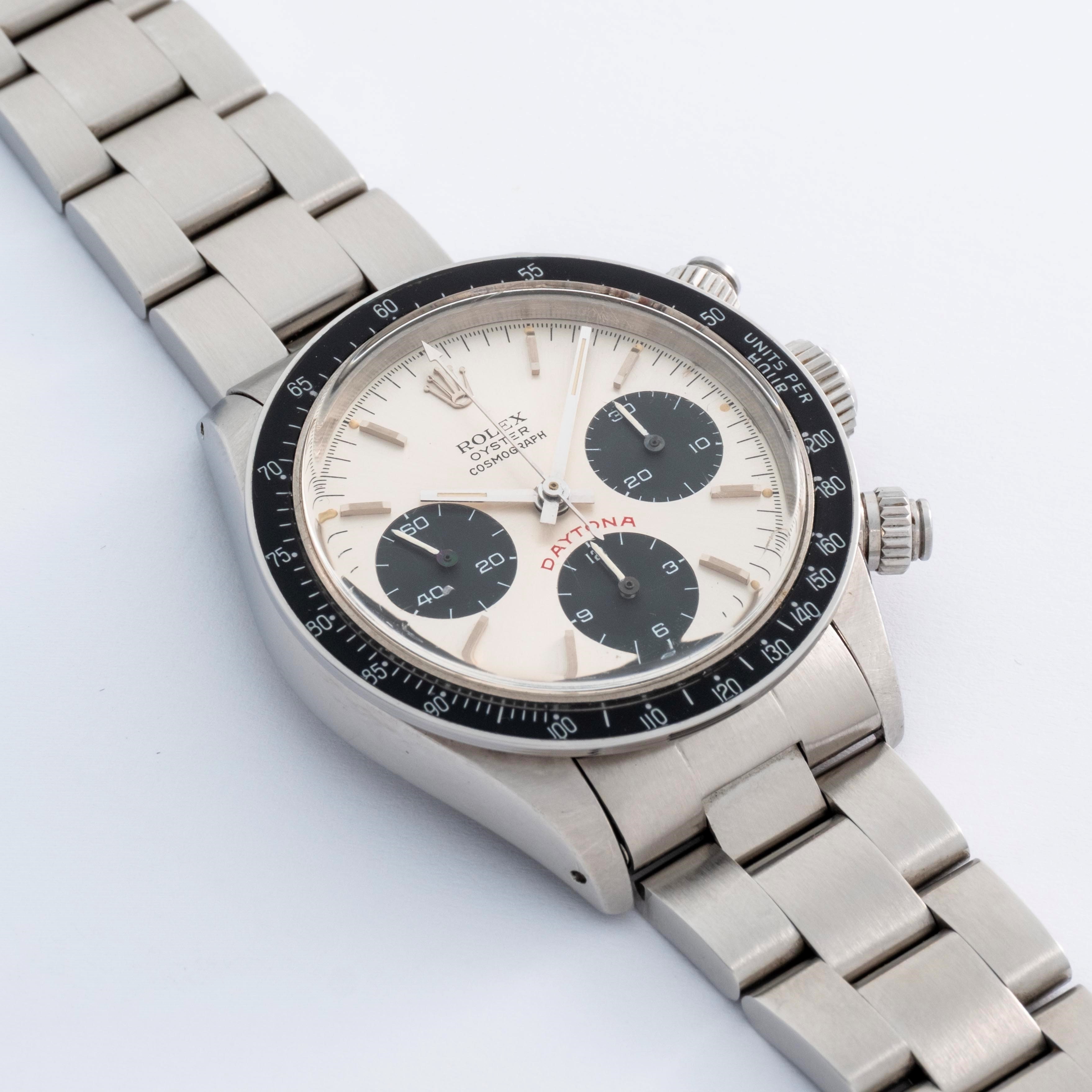 Rolex - Cosmograph Daytona 6263 “Big Red” ref. 6263, acciaio, carica manuale Valjoux 727, circa 1...