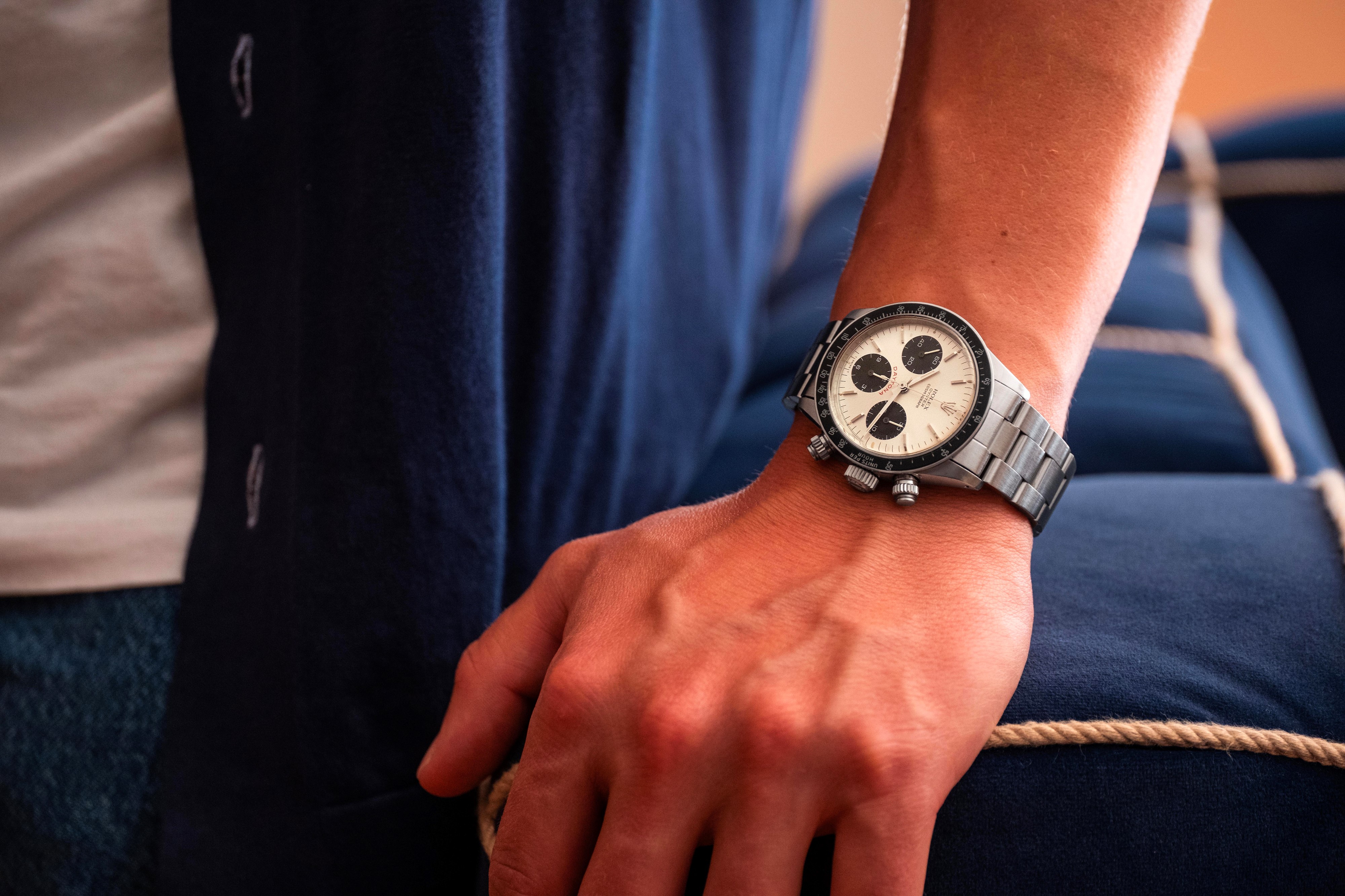 Rolex - Cosmograph Daytona 6263 “Big Red” ref. 6263, acciaio, carica manuale Valjoux 727, circa 1...