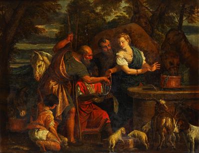 Scuola veneta del XVII secolo, Rebecca al pozzo