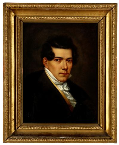 Scuola Neoclassica dell’inizio del XIX secolo, Ritratto di giovane gentiluomo
