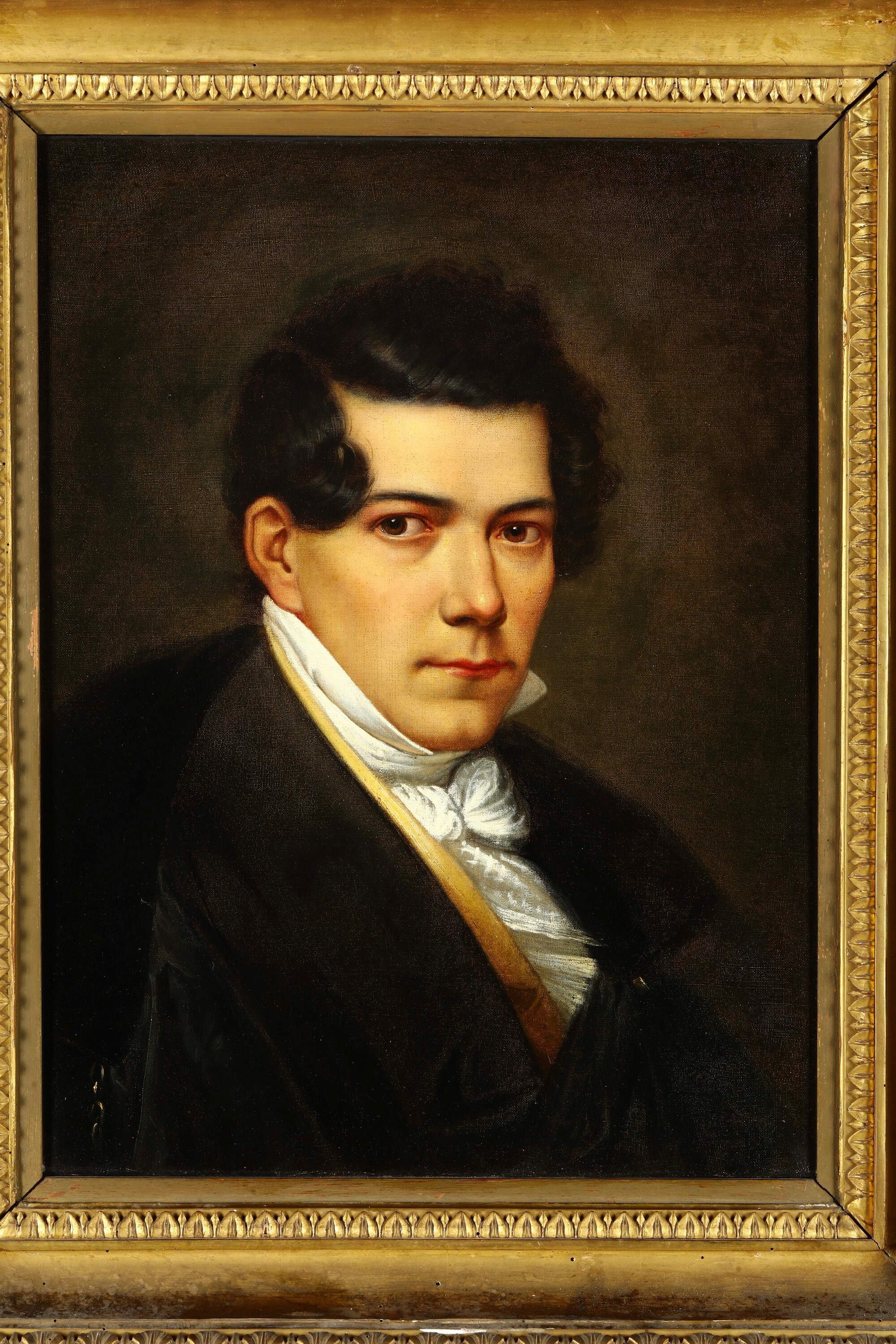 Scuola Neoclassica dell’inizio del XIX secolo, Ritratto di giovane gentiluomo