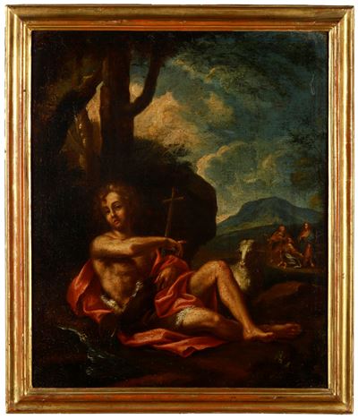 Scuola del XVII secolo, San Giovannino, olio su tela