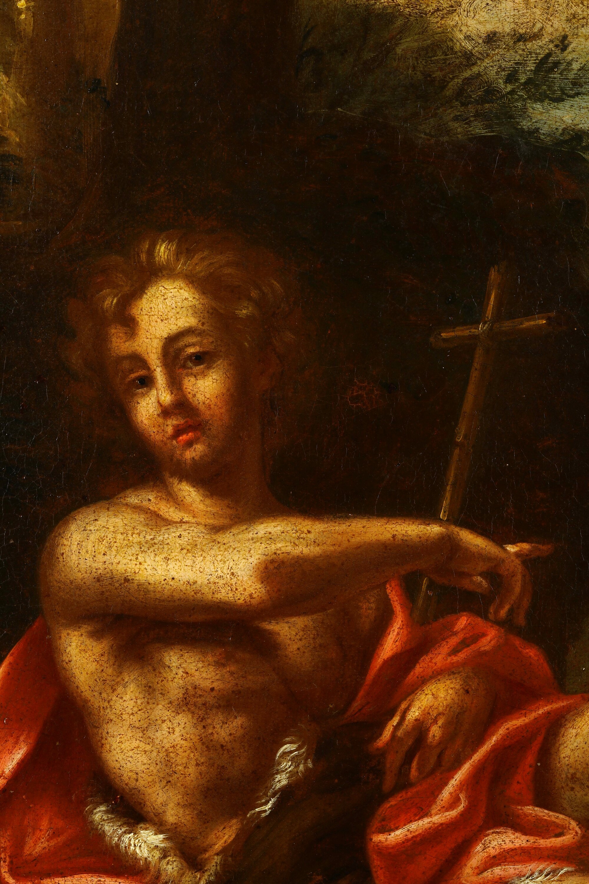 Scuola del XVII secolo, San Giovannino, olio su tela