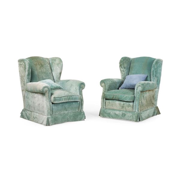 Coppia poltrone imbottite