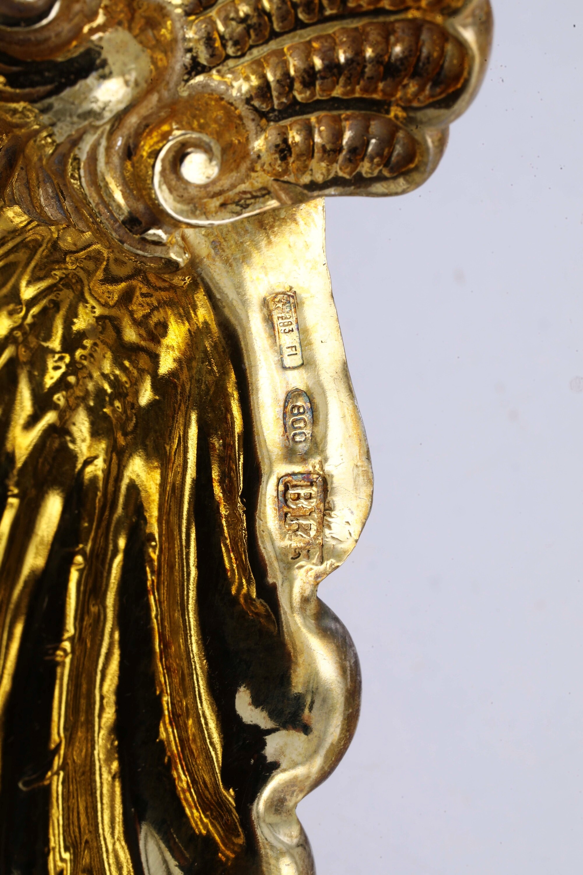 Brandimarte (argentiere), Conchiglia in argenteria italiana del XX secolo