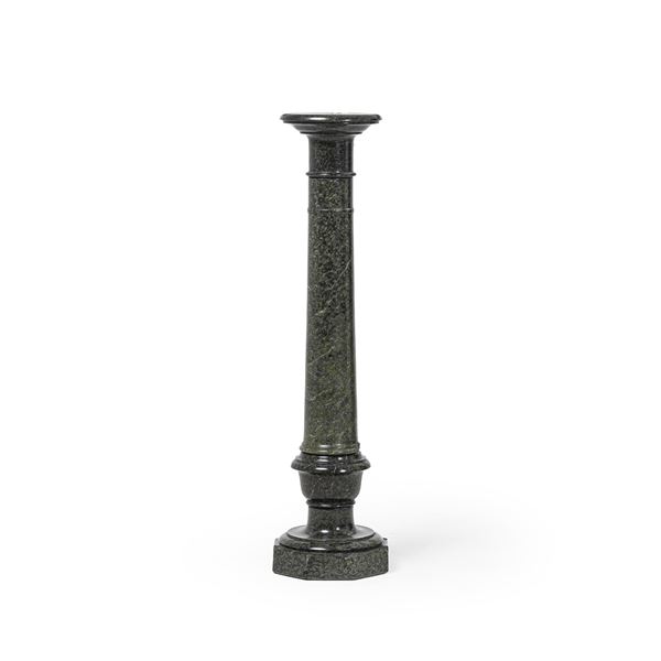 Colonna in marmo verde