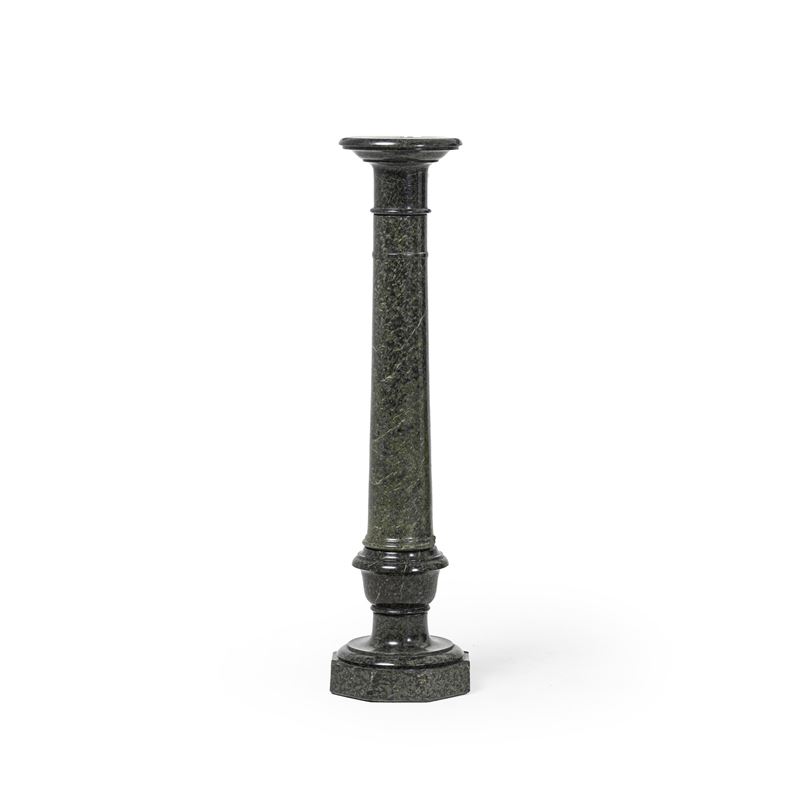 Colonna in marmo verde  - Auction Antiques and Frames - Cambi Casa d'Aste