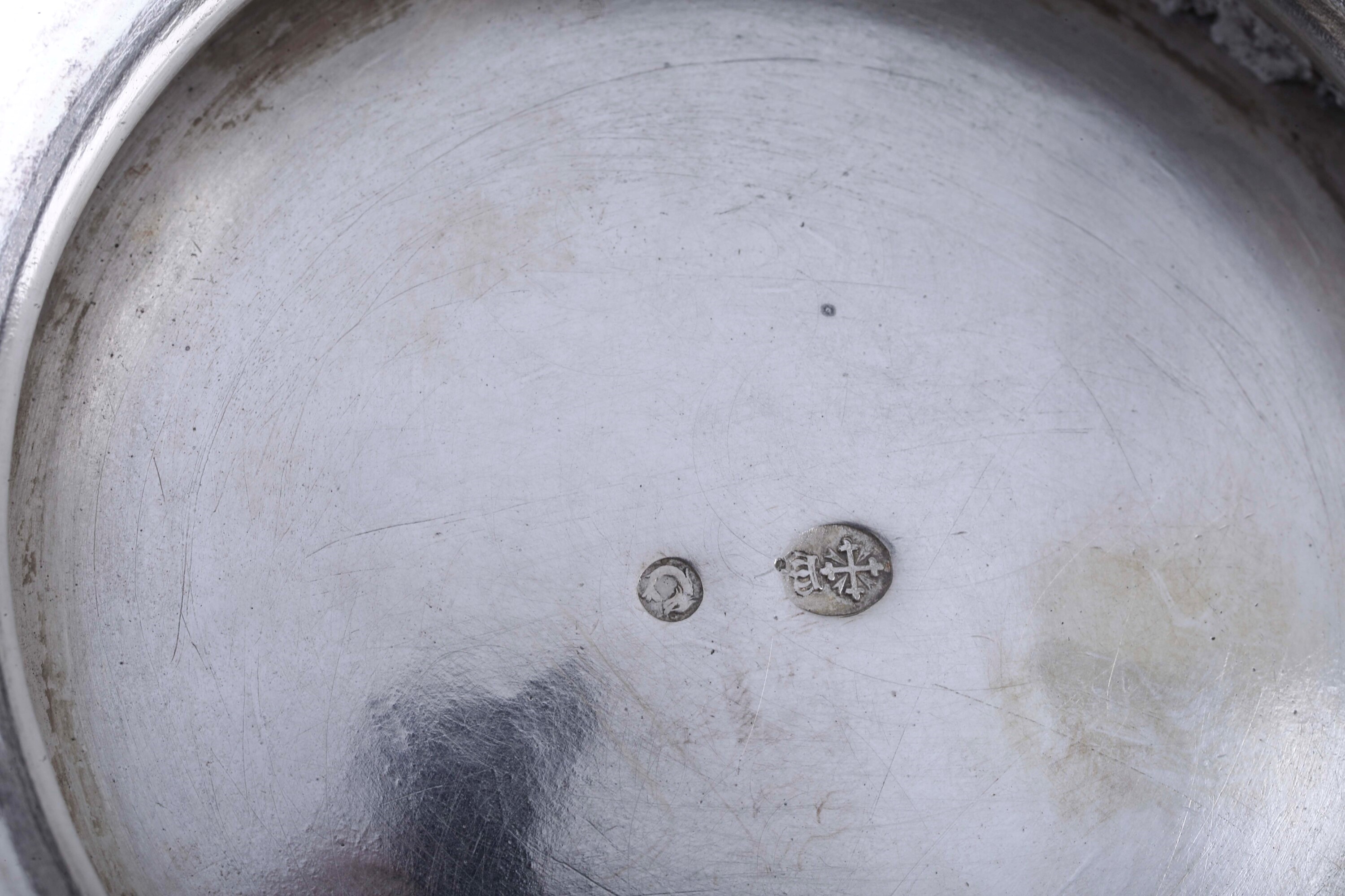 Argento fuso e sagomato, Tazza da puerpera, Genova, XIX secolo
