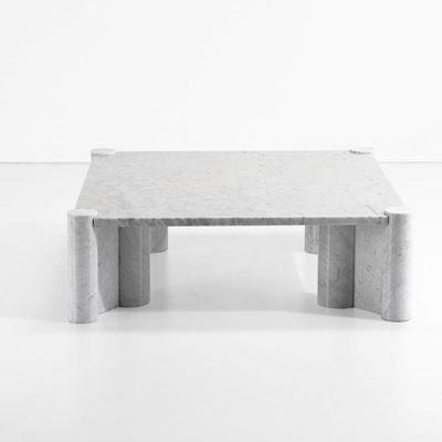 Tavolo basso mod. Jumbo in marmo di Carrara