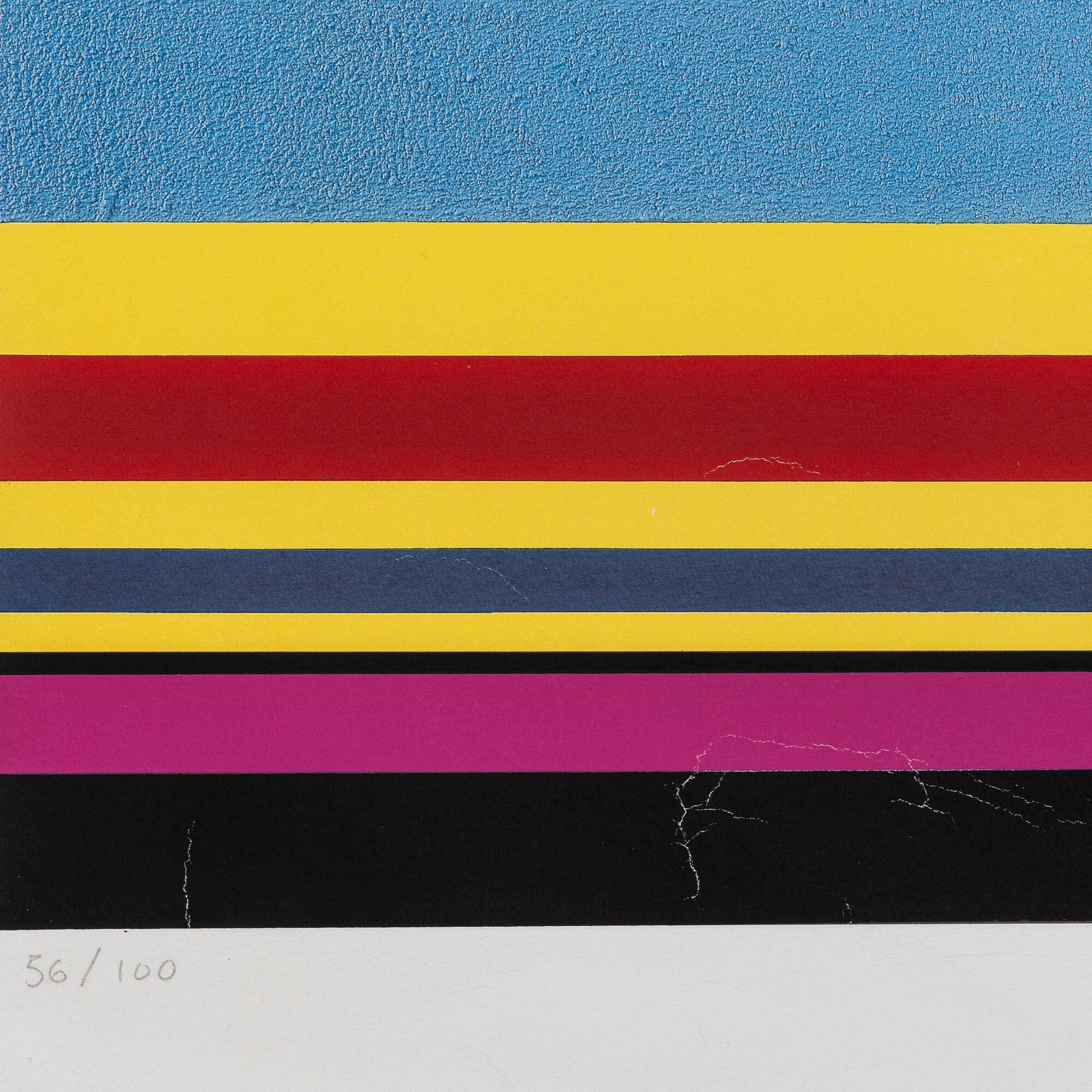 Peter Halley - Contamination I, serigrafia, 2002