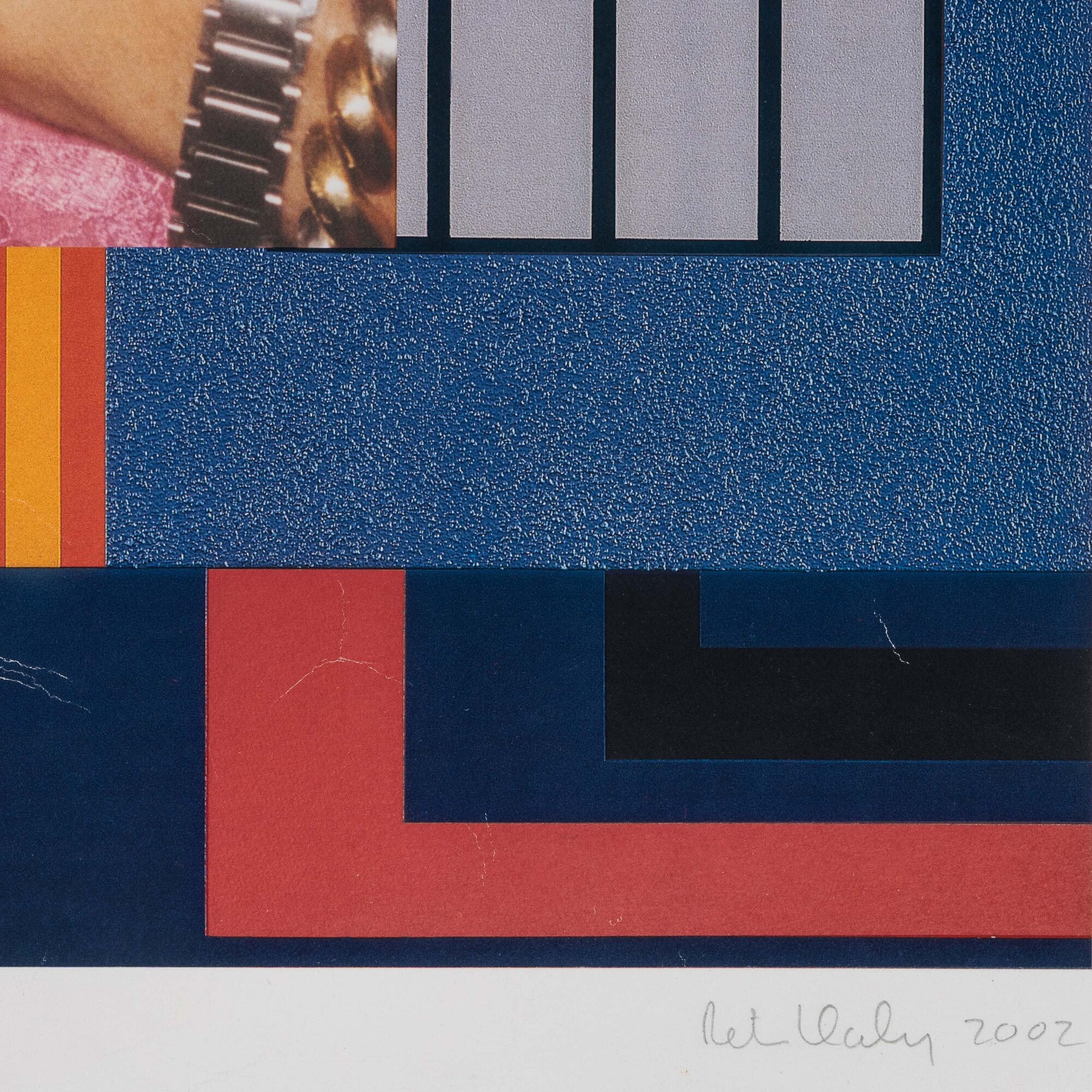 Peter Halley - Contamination II, serigrafia, 2002