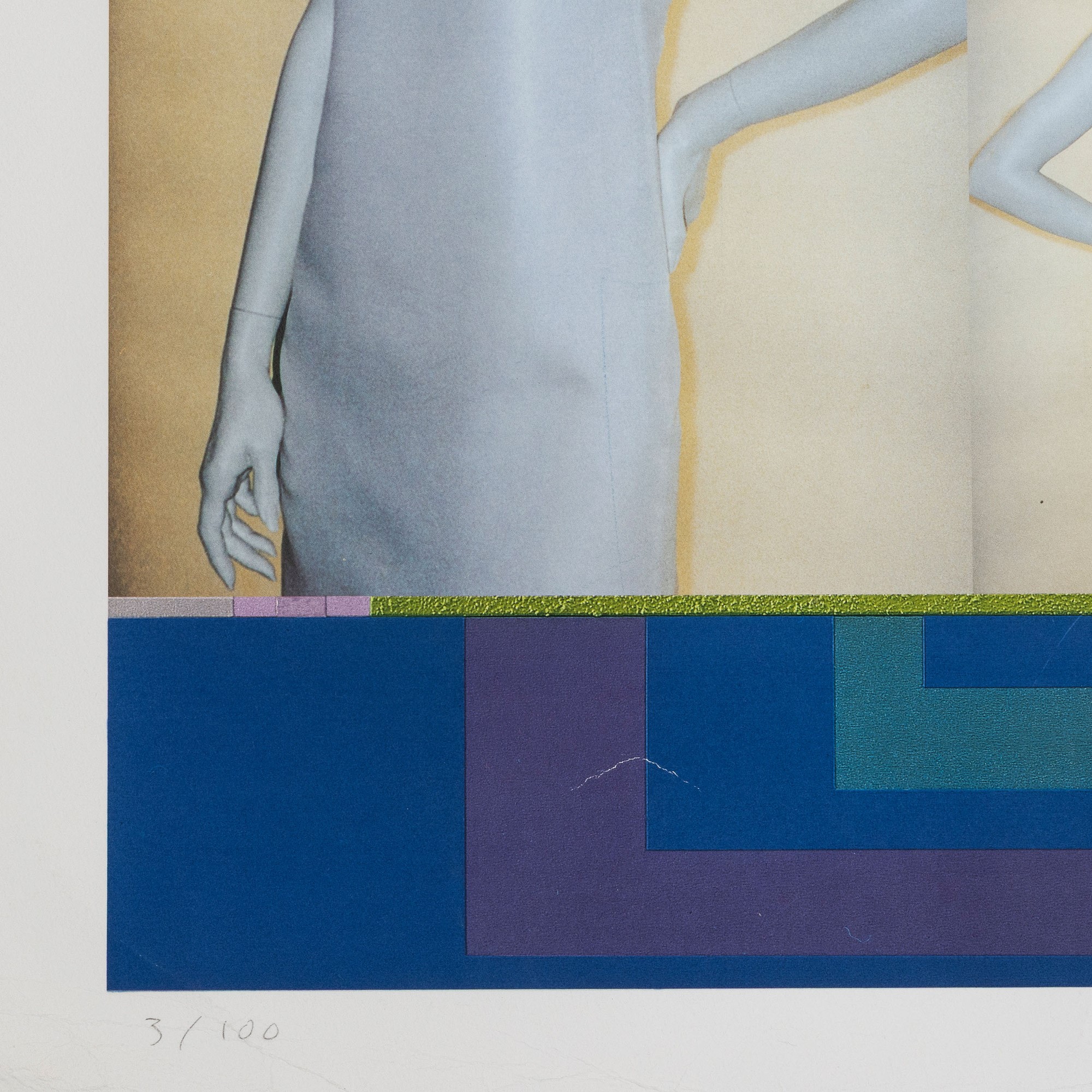 Peter Halley - Contamination II, serigrafia, 2002