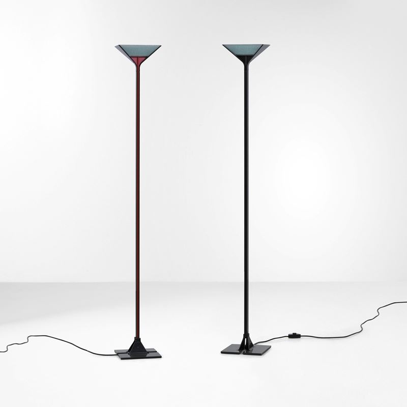 Afra e Tobia Scarpa : Due lampade da terra mod. Papillona  - Asta Design Lab - Cambi Casa d'Aste